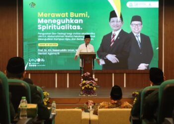 Dorong Penghijauan Kampus di UIN Gus Dur, Menteri Agama Berikan Pembinaan Ekoteologi